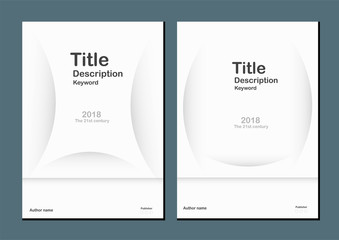 White modern abstract background with text space for web banner, cover design, brochure, book and presentation.