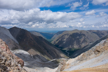 Multicolored mountains