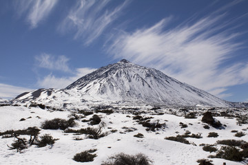 El Teide nevado