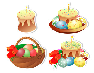 Clipart Easter baskets
