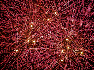 Fireworks display new year 