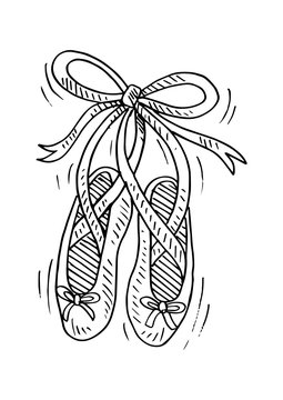 Ballet Shoes Doodle