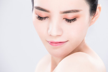 woman beauty skin care concept