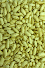 Almond brittle sugar sweet tasty traditional wooden