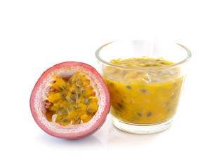 passion fruits isolated on white background