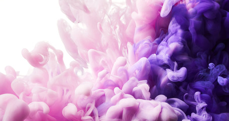 Fototapeta premium Color drop in water