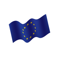 European union flag, vector illustration