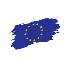 European union flag, vector illustration