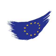 European union flag, vector illustration