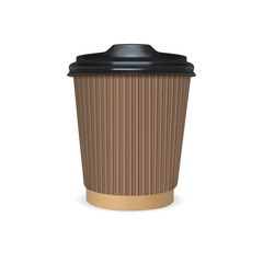 Mock up paper cup of coffee, tea, milk