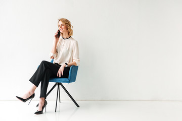 Portrait of a happy young businesswoman