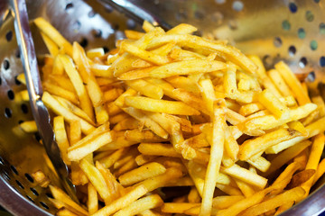 French fries in the market.