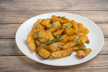 baked potatoes with rosemary