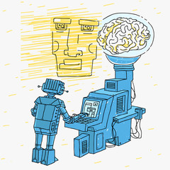 Artificial Intelligence Cartoon