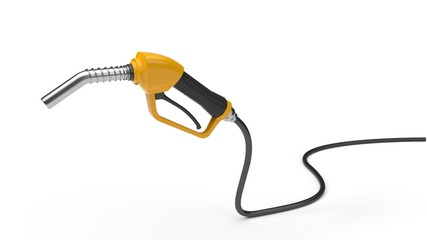 fuel nozzle illustration in 3d.