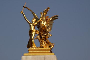 Fototapeta na wymiar Paris - Pont Alexandre III