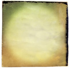 Vintage squared fabric texture background with worn borders.