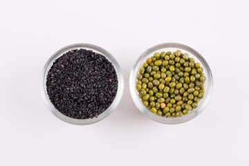 Mung bean and black sesame