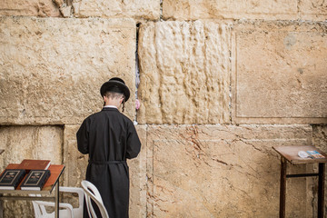 western wall in Jerusalem, Israel
