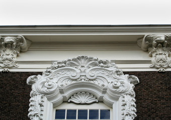 beautifull facade  on a house in dordrecht