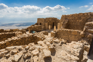 Ancient fortress of Masada in Israel