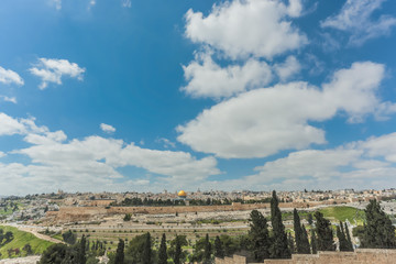 panorama of Jerusalem, Israel