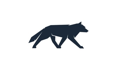 Naklejka premium Wolf Logo Icon