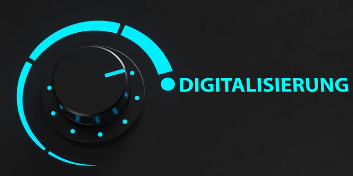 Drehschalter mit Digitalisierung Konzept