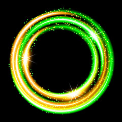 Abstract background with neon lights. Vector Illustration