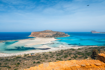 Obraz premium amazing scenery of Balos Beach in Crete Island, Greece