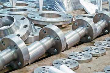 Hardware flanges, pipe flanges, flanges for heat exchangers 