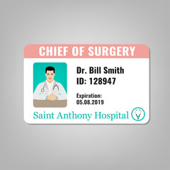 Doctor ID card