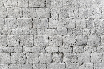 Gray stone wall, stone tile, background, texture