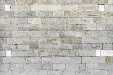 Gray stone wall, stone tile, background, texture