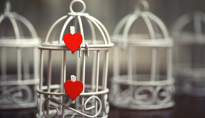 white sheet of paper love notes and heart shape