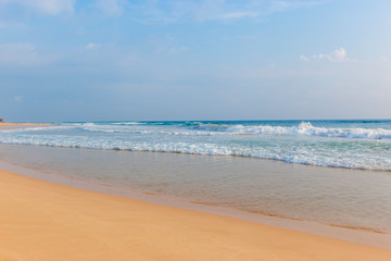 Fototapeta na wymiar Landscape of beach and sea