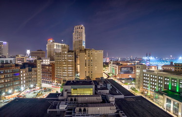 View of downtown Detroit, USA