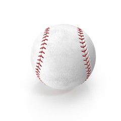 Baseball Ball on white. 3D illustration