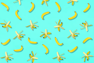 Pattern of fresh summer sweet fruit for holiday concept flat lay mockup and top view of minimal colourful style with copy space for background, pastel fashion in trend