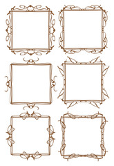 Vintage decorative design border