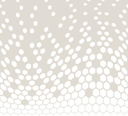 hexagon halftone geometric vector patter
