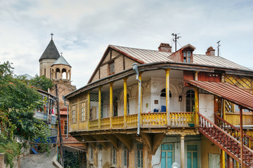 Betlemi street in Tbilisi, Georgia