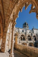 Jeronimos monastery in Lisbon, Portugal. - obrazy, fototapety, plakaty