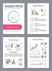 Statistics Data Business Efficiency Posters