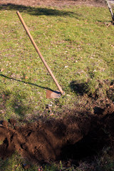 preparation ground for plantation of tree