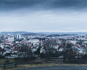 Overlooking the city of Stavanger, Norway
