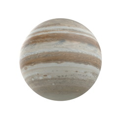 Jupiter Planet on white. 3D illustration