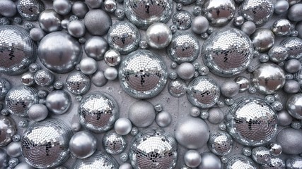 half disco spheres silver balls