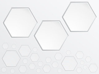 Abstract Hexagons background