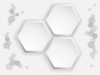 Abstract Hexagons background